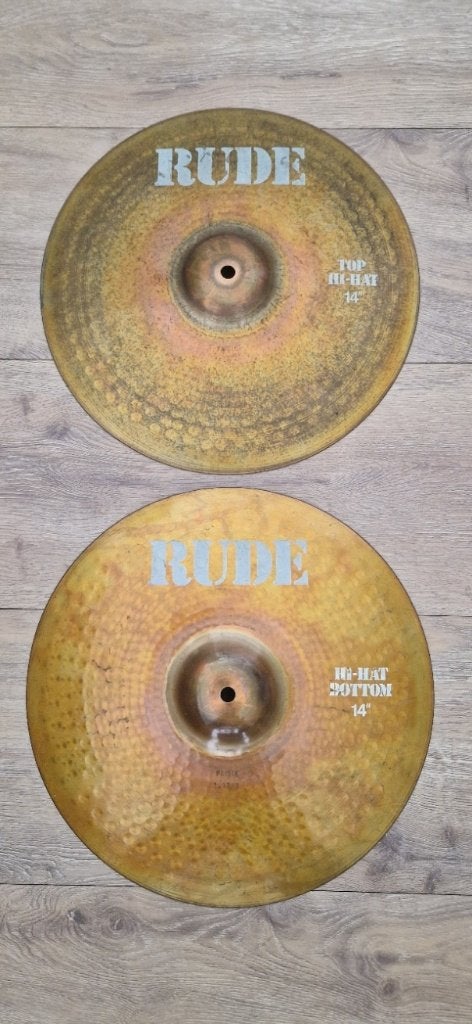 Paiste RUDE 14” Hi-Hat 1982 Vintage, Ophalen, Gebruikt, Overige merken