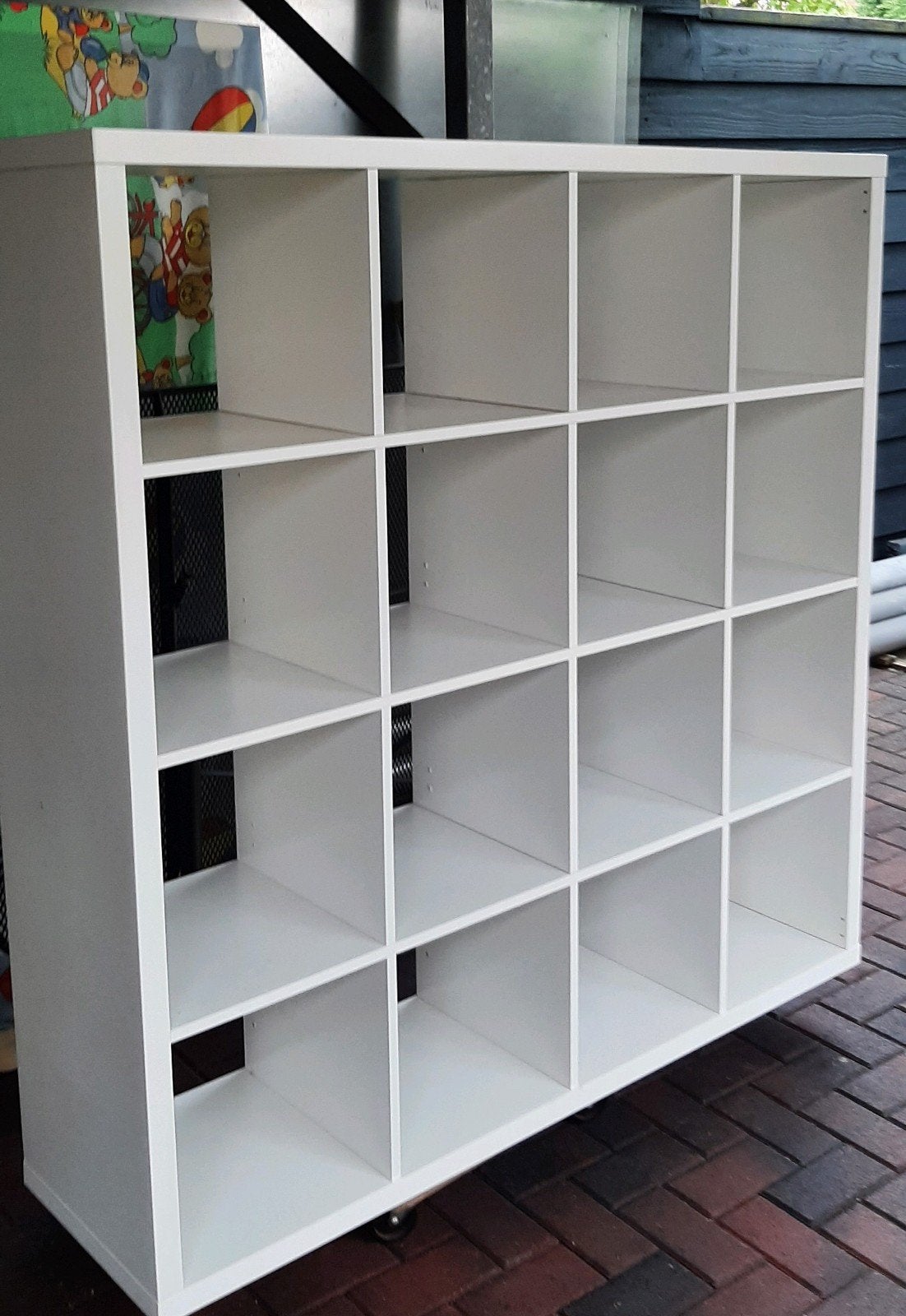 Ikea kallax Vakkenkast 4x4 wit, Ophalen, Gebruikt