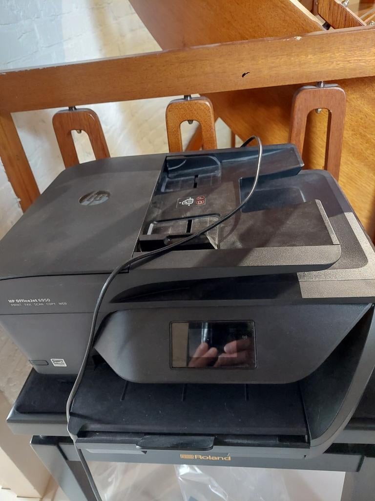 HP OfficeJet 6950 All-in-One Printer - Met defect, Verzenden, Inkjetprinter, All-in-one, Draadloos