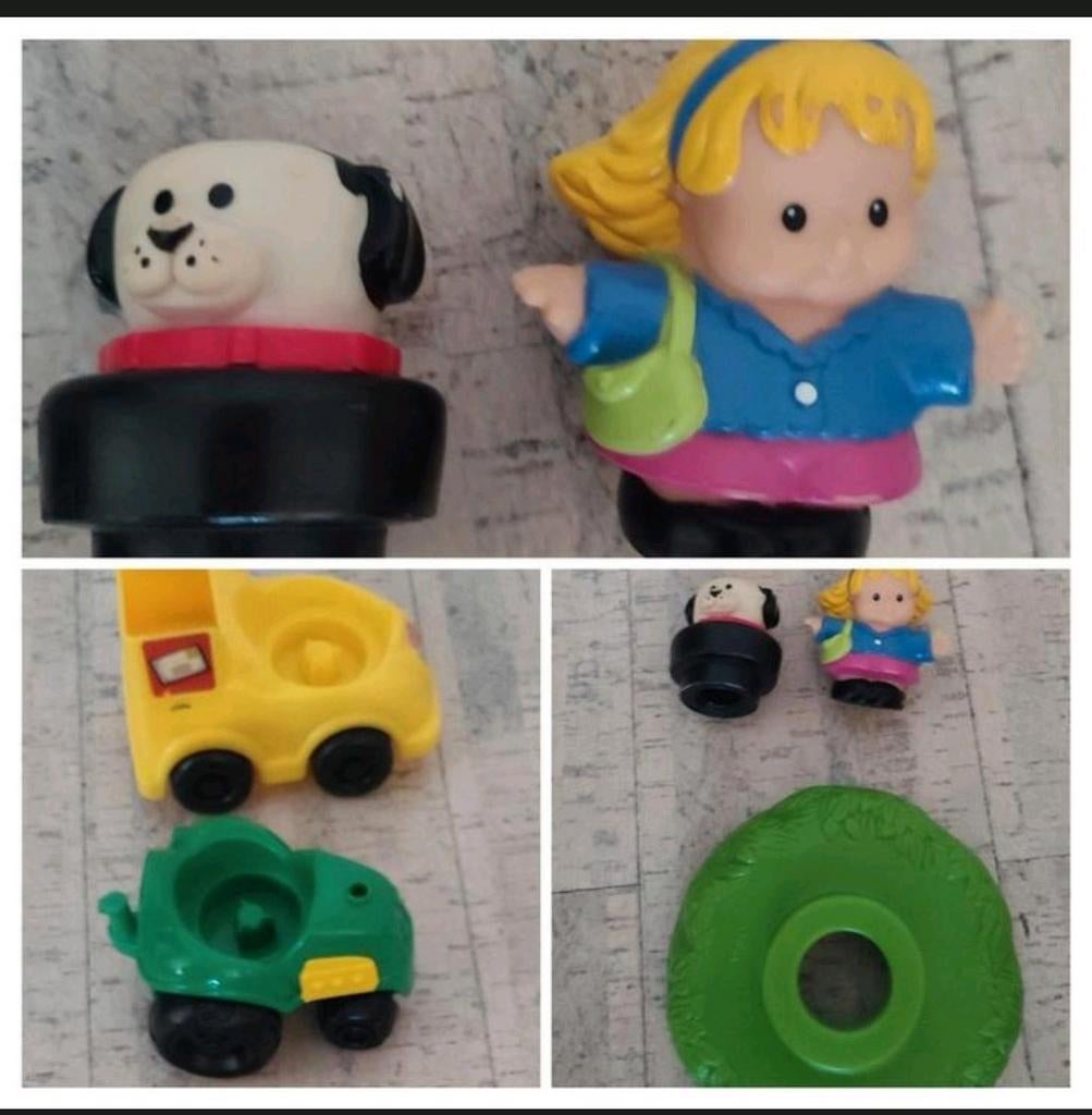 Little People Fisher Price: tractor, bus, meisje, hond, gras, Ophalen of Verzenden, Jongen of Meisje