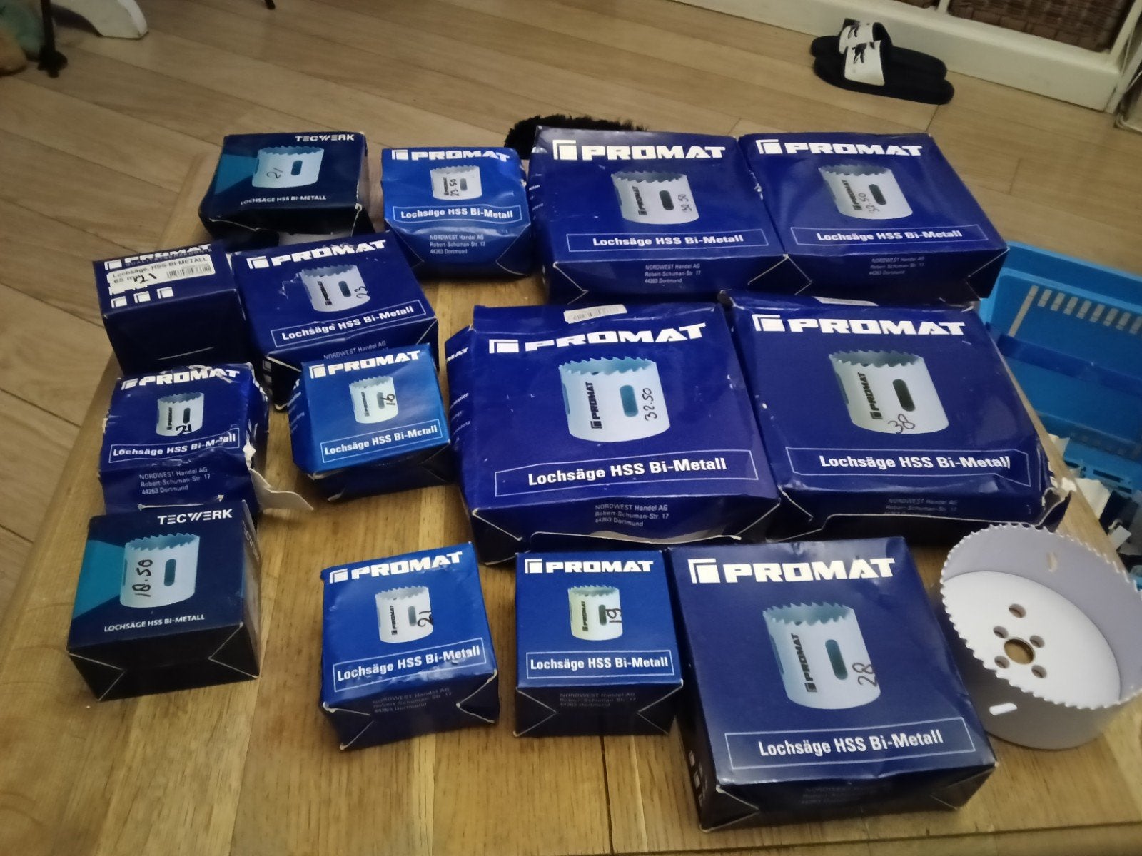 Promat en Tecwerk HSS Bi-Metaal Gatenzagen Set, Ophalen of Verzenden, Nieuw, Overige typen