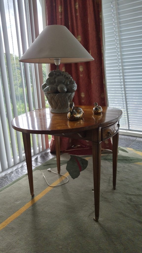 Antieke engelse hangoortafel/sidetable/, Antiek en Kunst, Ophalen