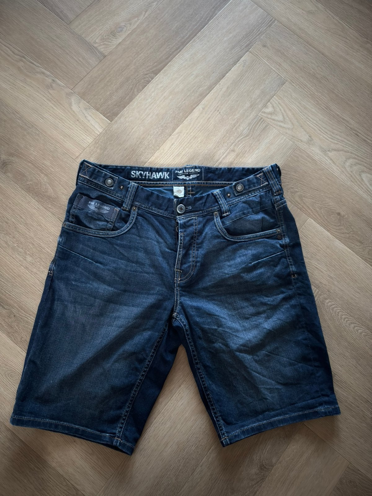 PME Skyhawk korte jeans  33, Ophalen of Verzenden, Zo goed als nieuw, Blauw, W33 - W34 (confectie 48/50)