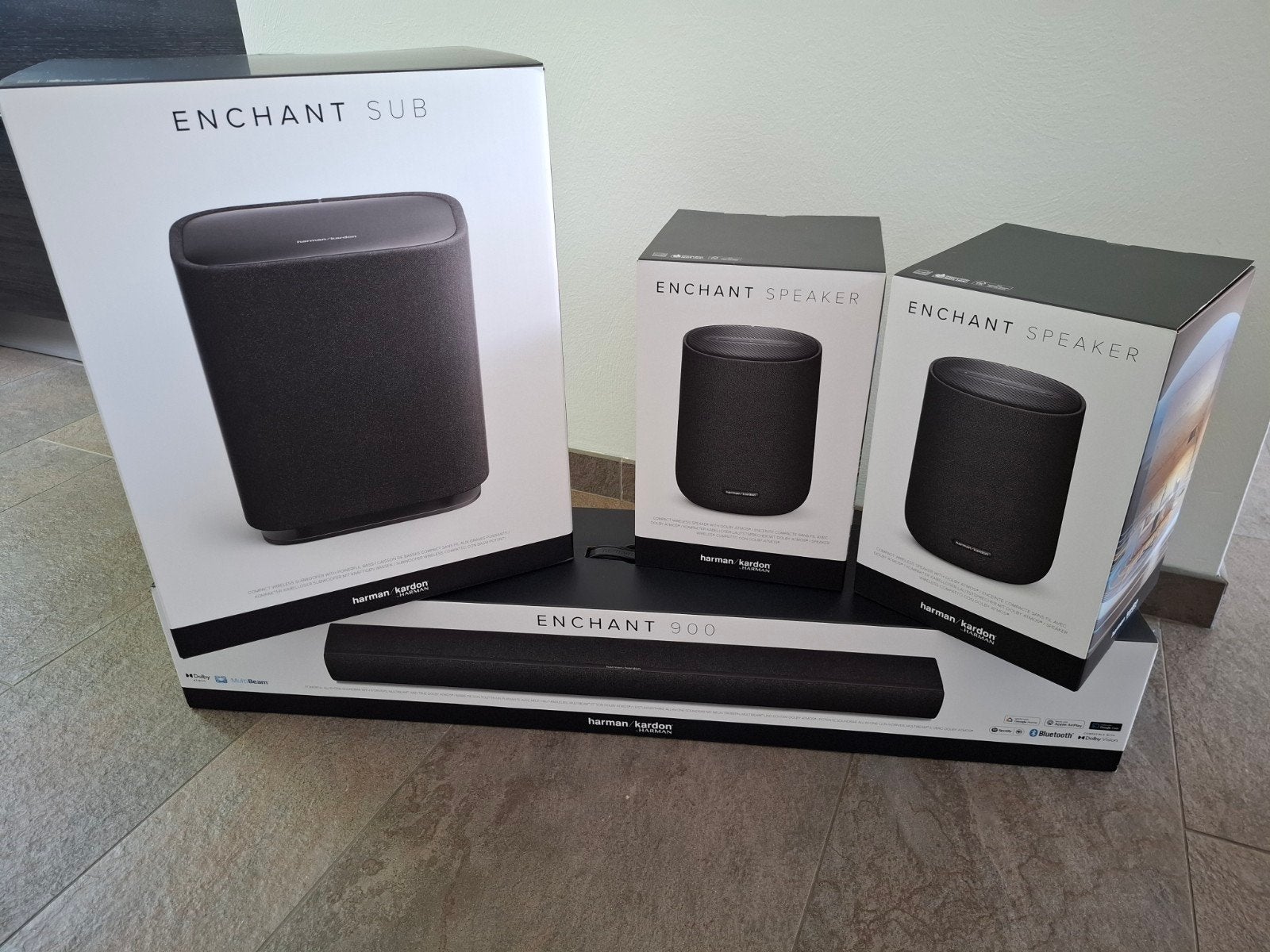 NIEUW: Harman Kardon Enchant 900 Home Cinema Set, Ophalen, Bluetooth, Nieuw