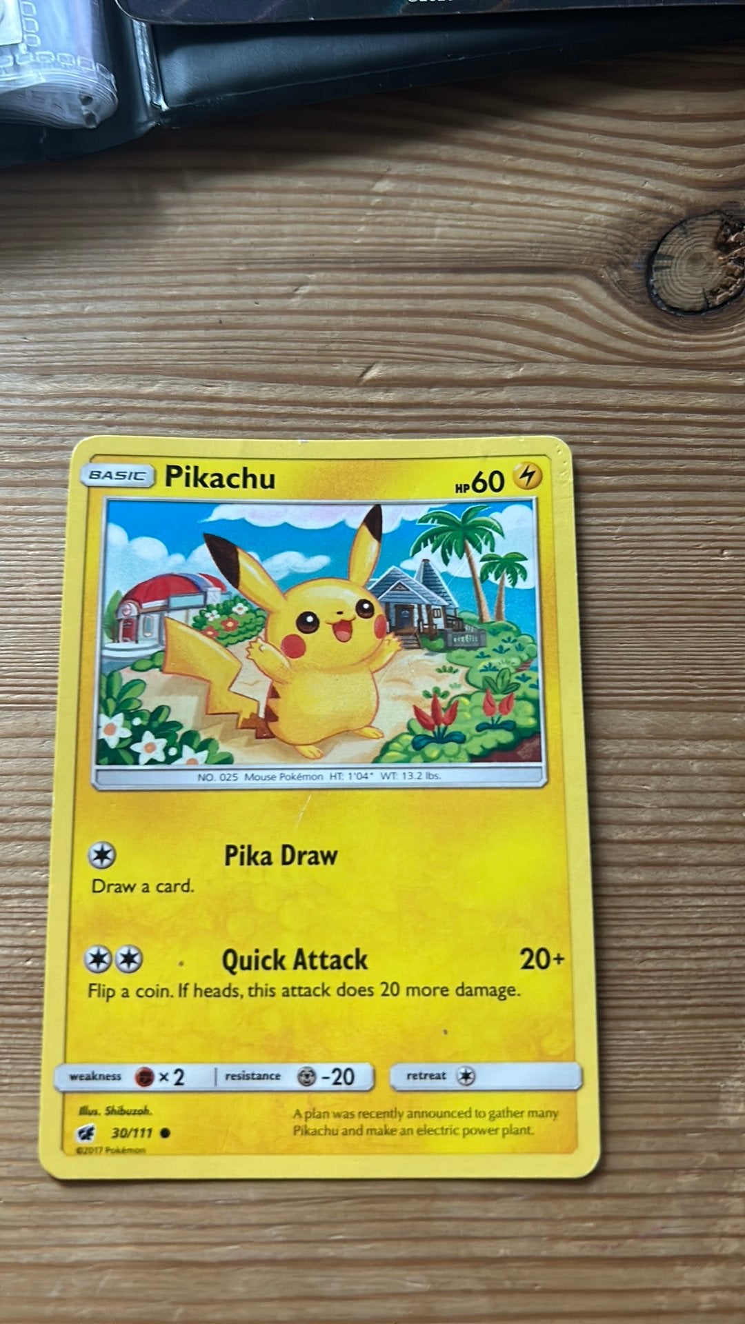 2018 pokemon McDonald‘s pikachu kaart, Ophalen, Gebruikt