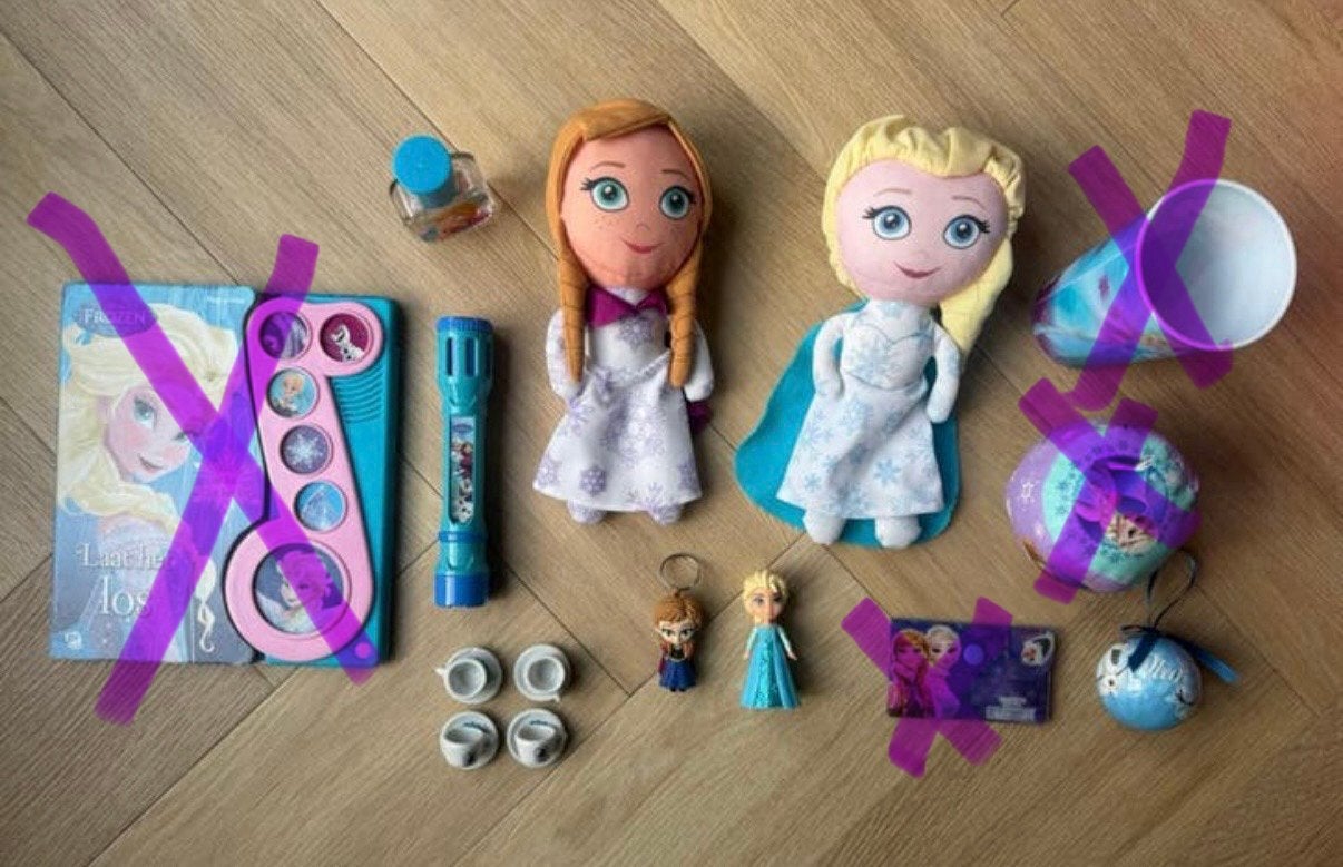 Frozen, Disney, Anna en Elsa, pakket (ook los verkrijgbaar), Verzamelen, Ophalen of Verzenden, Zo goed als nieuw