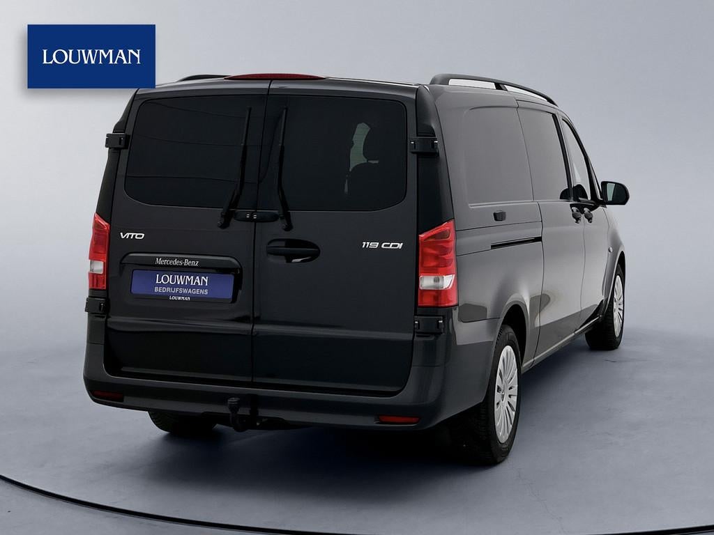 Mercedes-Benz Vito 119 CDI PRO Extra Lang Gratis 12 Maanden, Gebruikt, Met garantie (alle), 2500 kg, Zwart