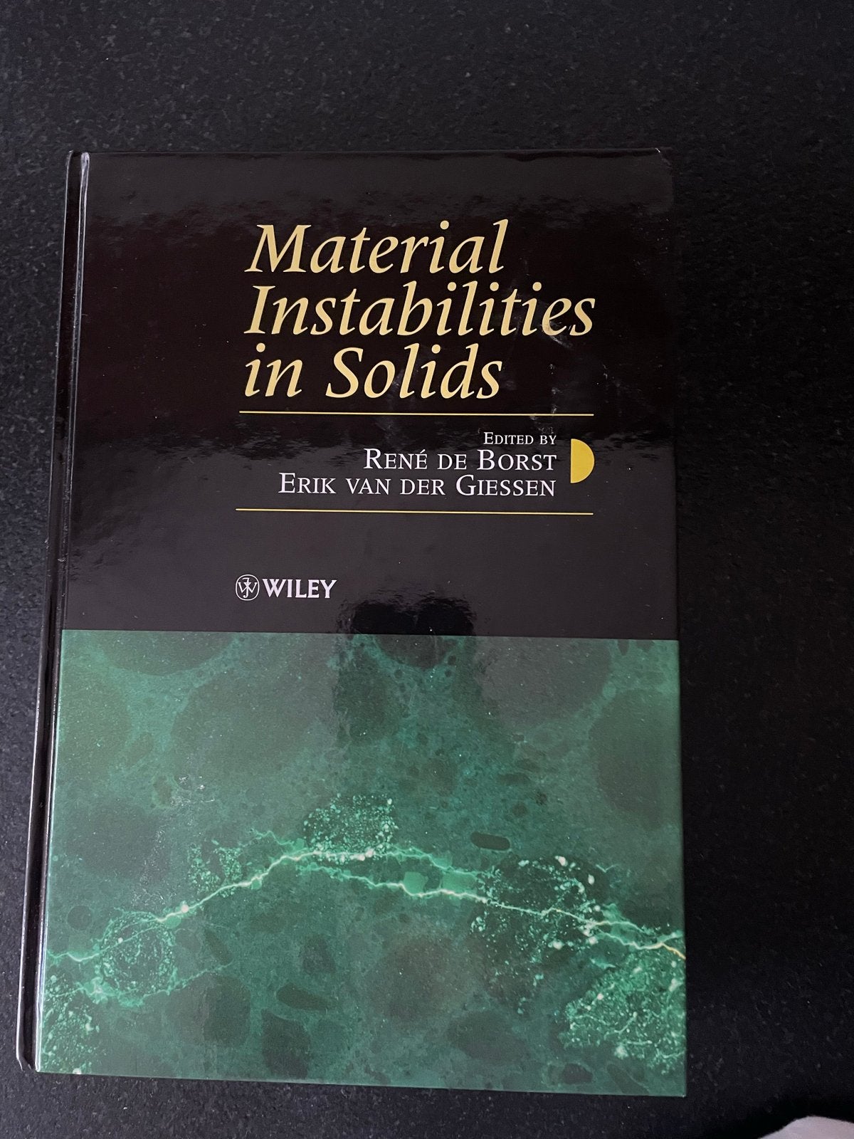 Material Instabilities in Solids - René de Borst, Boeken, Studieboeken en Cursussen, Zo goed als nieuw, WO, Beta, Ophalen of Verzenden
