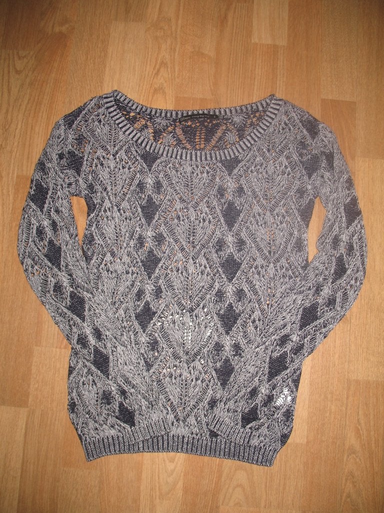 Steps Mooie Gebreide Trui met Open Details, Kleding | Dames, Truien en Vesten, Maat 38/40 (M), Ophalen of Verzenden, Zo goed als nieuw