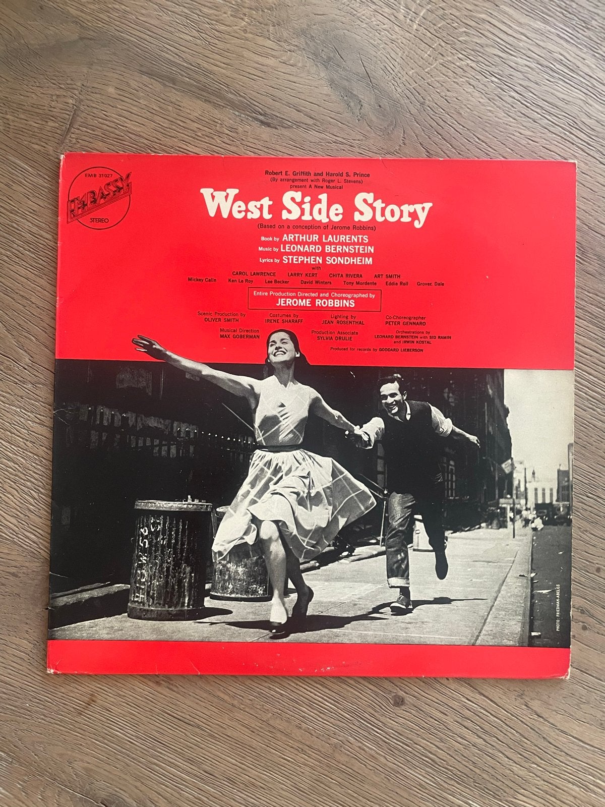 West Side Story LP - Originele Cast Recording, LP, Gebruikt, Pop, Originele persing