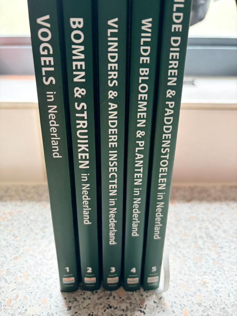 Natuurboeken set: Vogels, Bomen, Vlinders, Bloemen, Dieren, Ophalen of Verzenden, Zo goed als nieuw, Natuur algemeen
