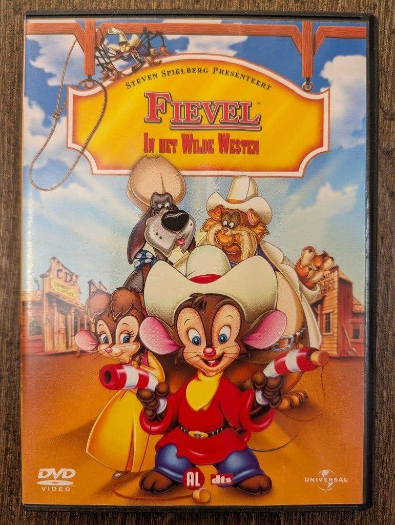 Fievel in het Wilde Westen - Steven Spielberg - Universal, Tekenfilm, Ophalen of Verzenden, Nieuw in verpakking, Alle leeftijden