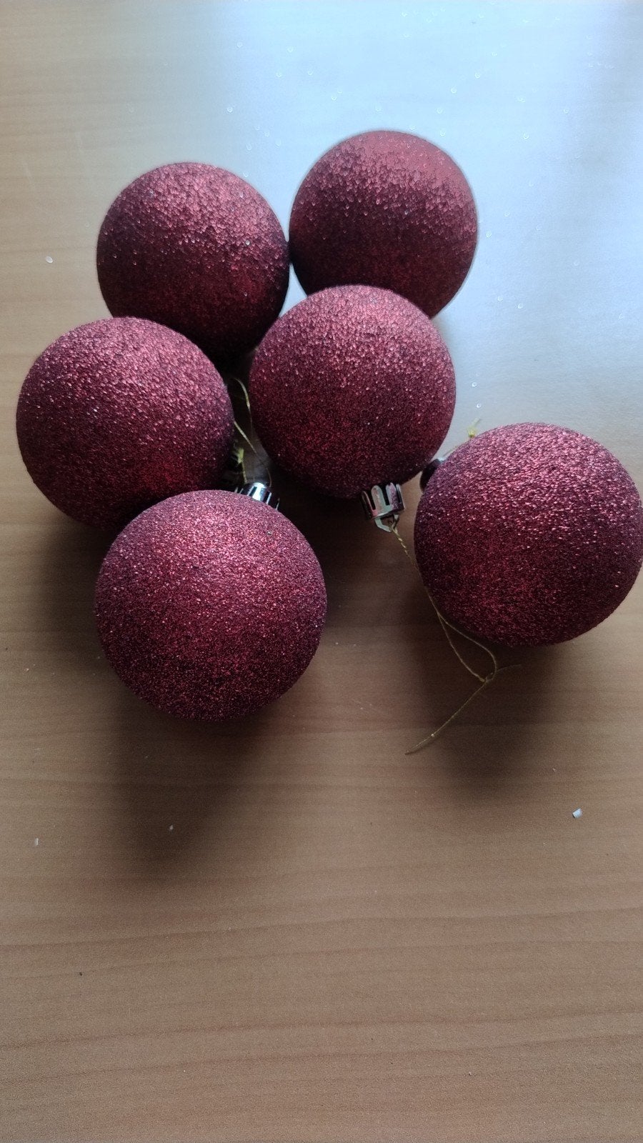 Kerstballen rood, Ophalen of Verzenden