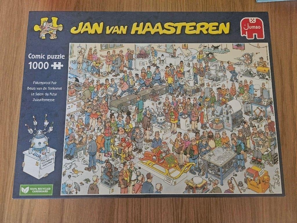 Jan van Haasteren Beurs van de toekomst, Ophalen, 500 t/m 1500 stukjes, Zo goed als nieuw, Legpuzzel
