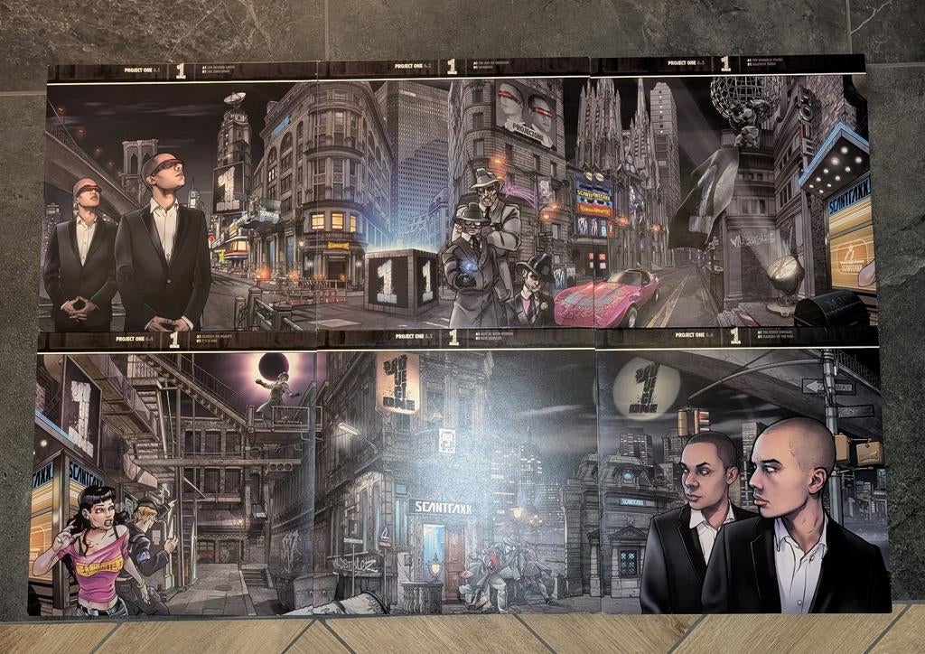 Project One LP - Headhunterz & Wildstylez - Uniek!, Ophalen of Verzenden, Deurposter of groter, Film en Tv