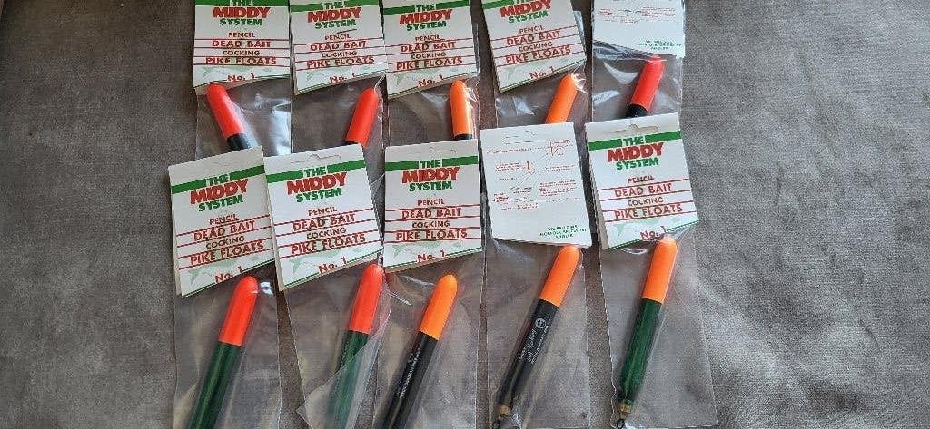 10x Middy doodaas dobbers 4 gram, Ophalen of Verzenden, Nieuw, Dobber of Lood