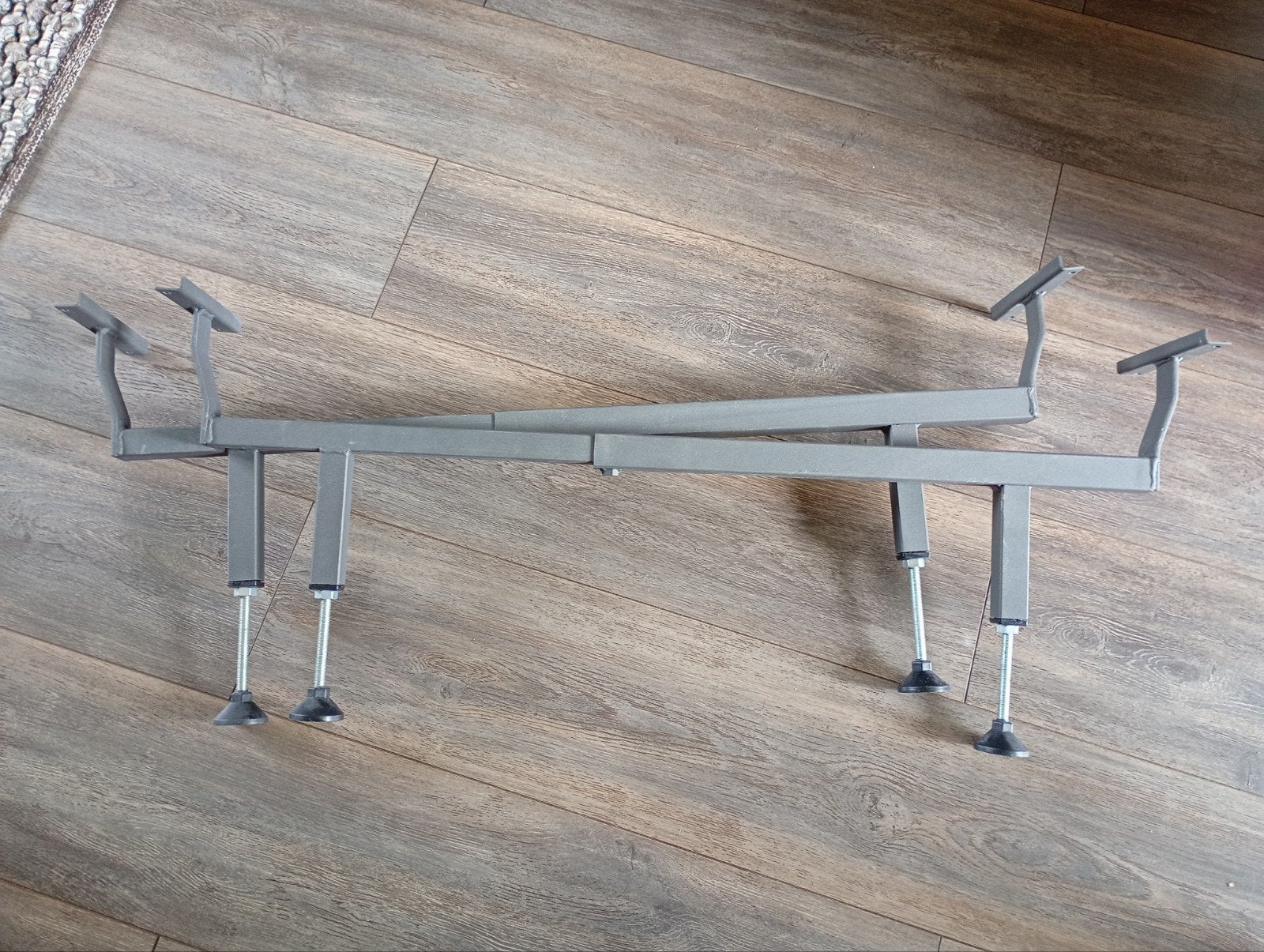 Potenset lattenbodem verstelbaar 70-100cm breed, Ophalen, Eenpersoons, Overige maten, Metaal