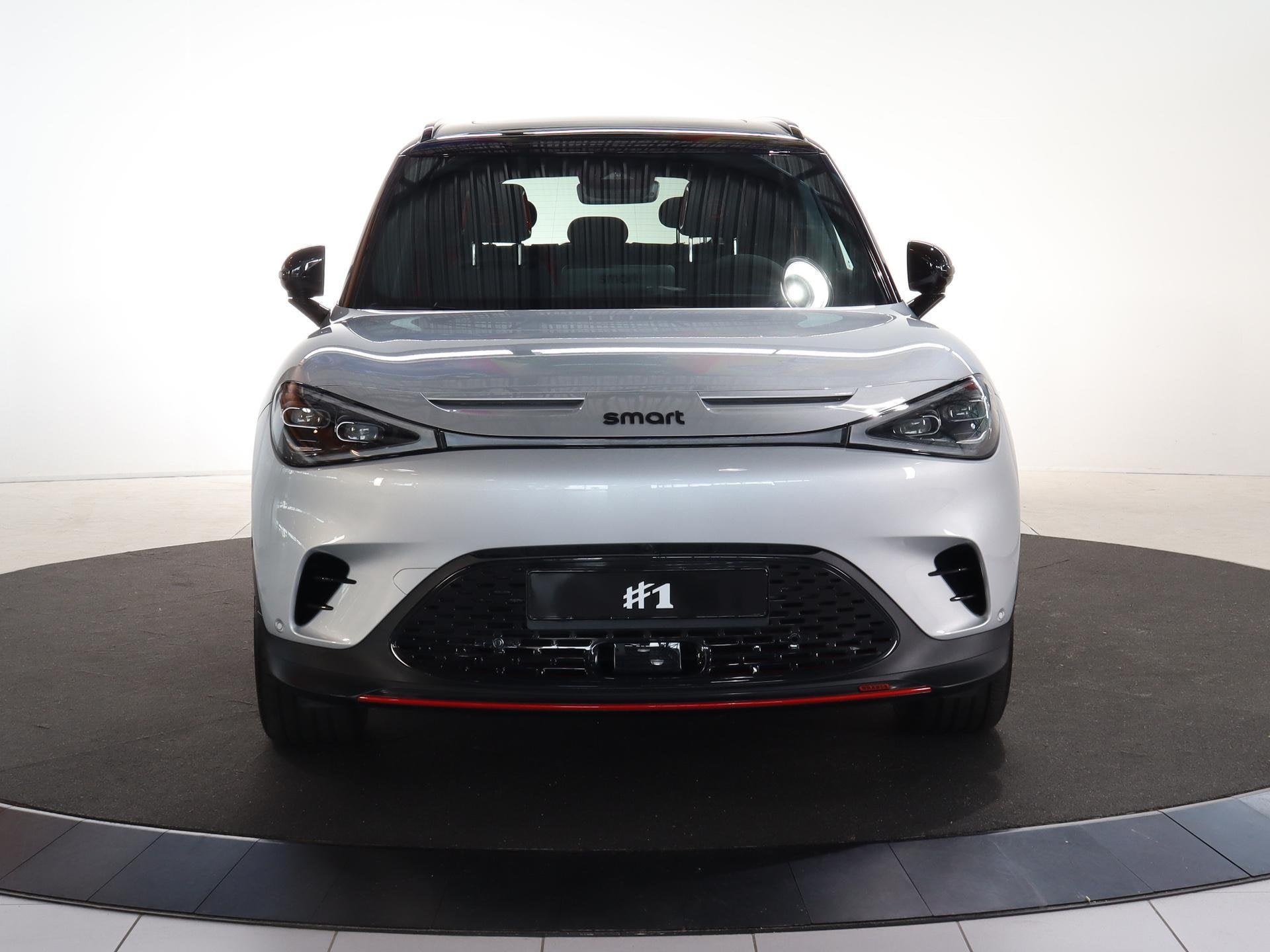 smart #1 BRABUS 66 kWh | Panoramadak | HUD | Keyless entry |, Auto's, Smart, Automaat, Alcantara, SUV of Terreinwagen, Zilver of Grijs