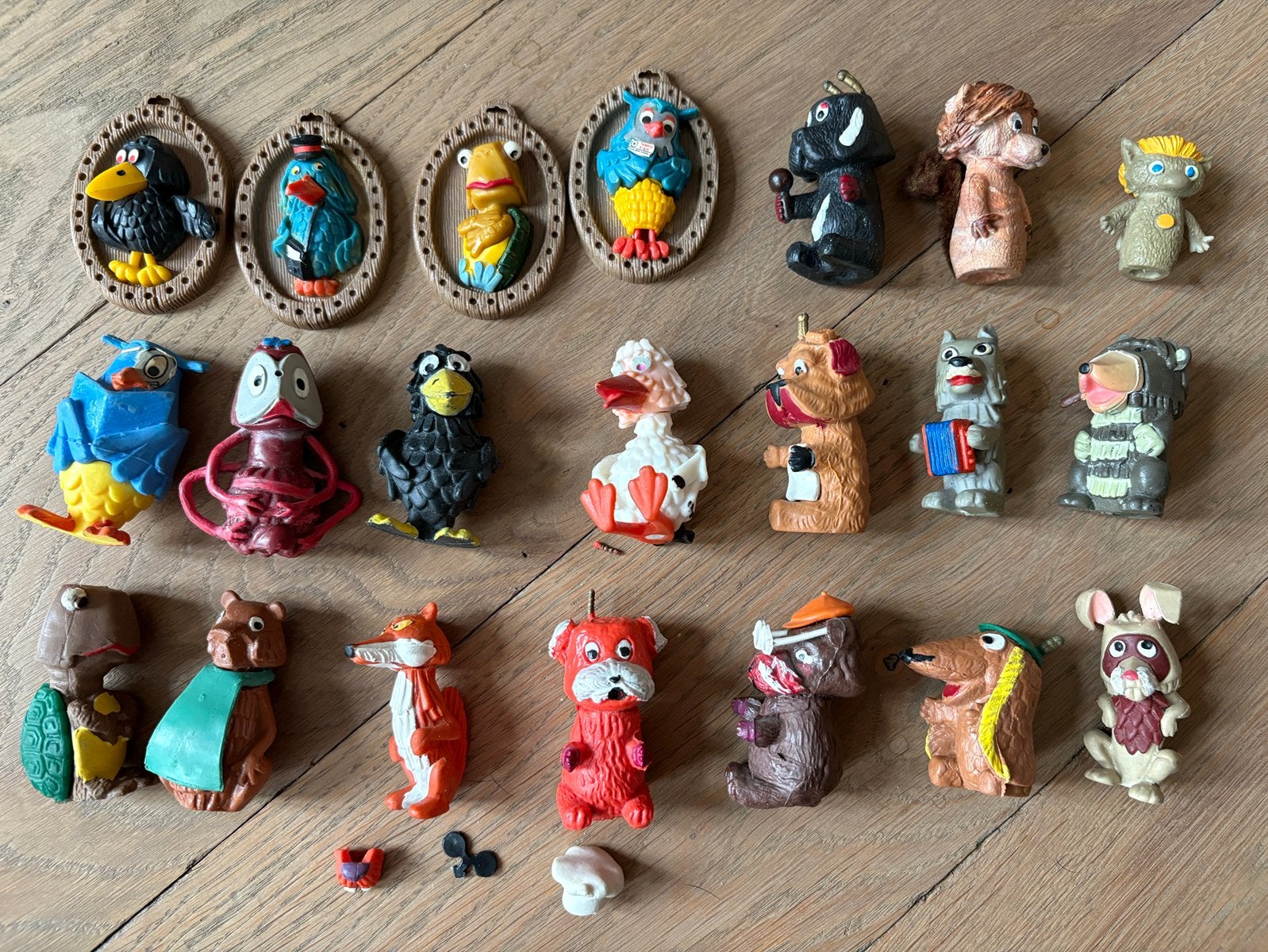 Figuren fabeltjes krant, Ophalen of Verzenden, Gebruikt, Tv, Actiefiguur of Pop