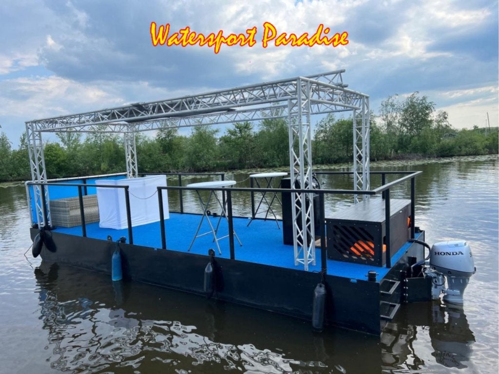 Partyboot Staal Pontoon (bj 2024), Gebruikt