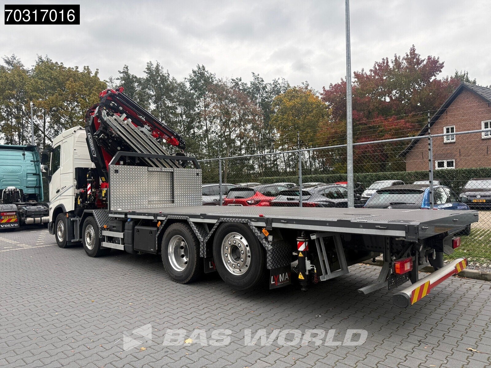 Volvo FH 500 8X2 NEW! FASSI F705R2.28 HXP Techno Crane + L22, Automaat, Stof, Wit, Bedrijf