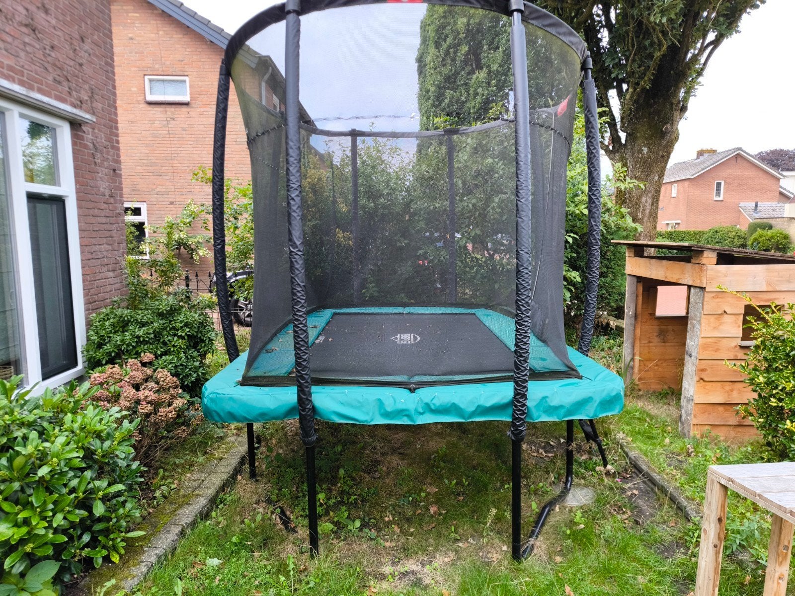 Berg ultim champion 330x220 trampoline, Ophalen, Gebruikt