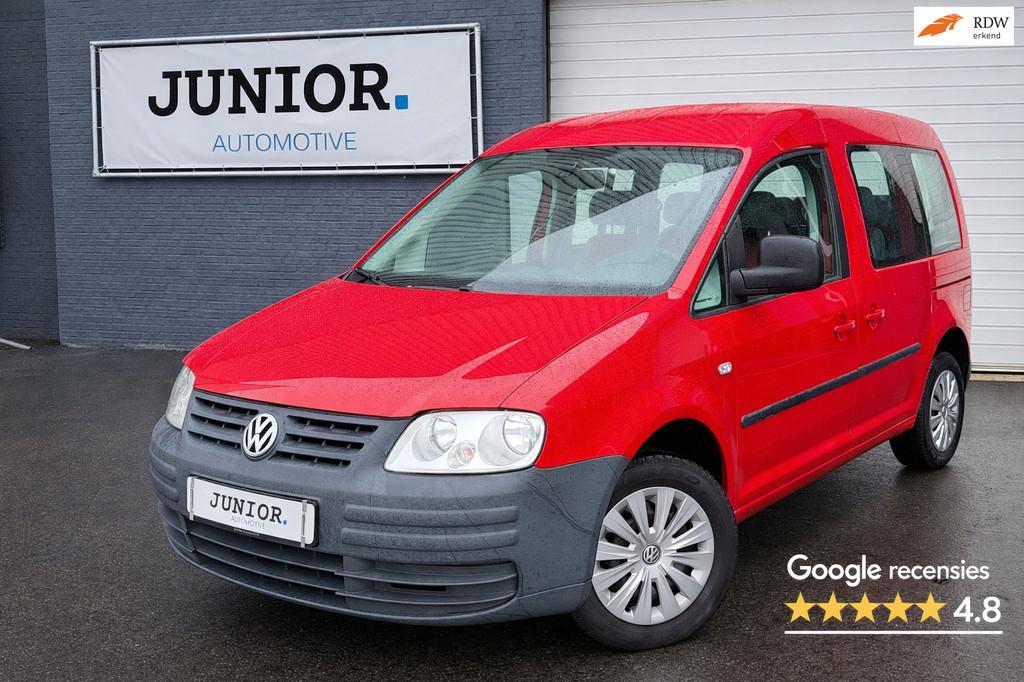 Volkswagen Caddy 1.4 Optive 7PERSOONS/CLIMA/ELKPAKKET/APK, Auto's, Volkswagen, Stof, Gebruikt, 4 cilinders, 7 stoelen