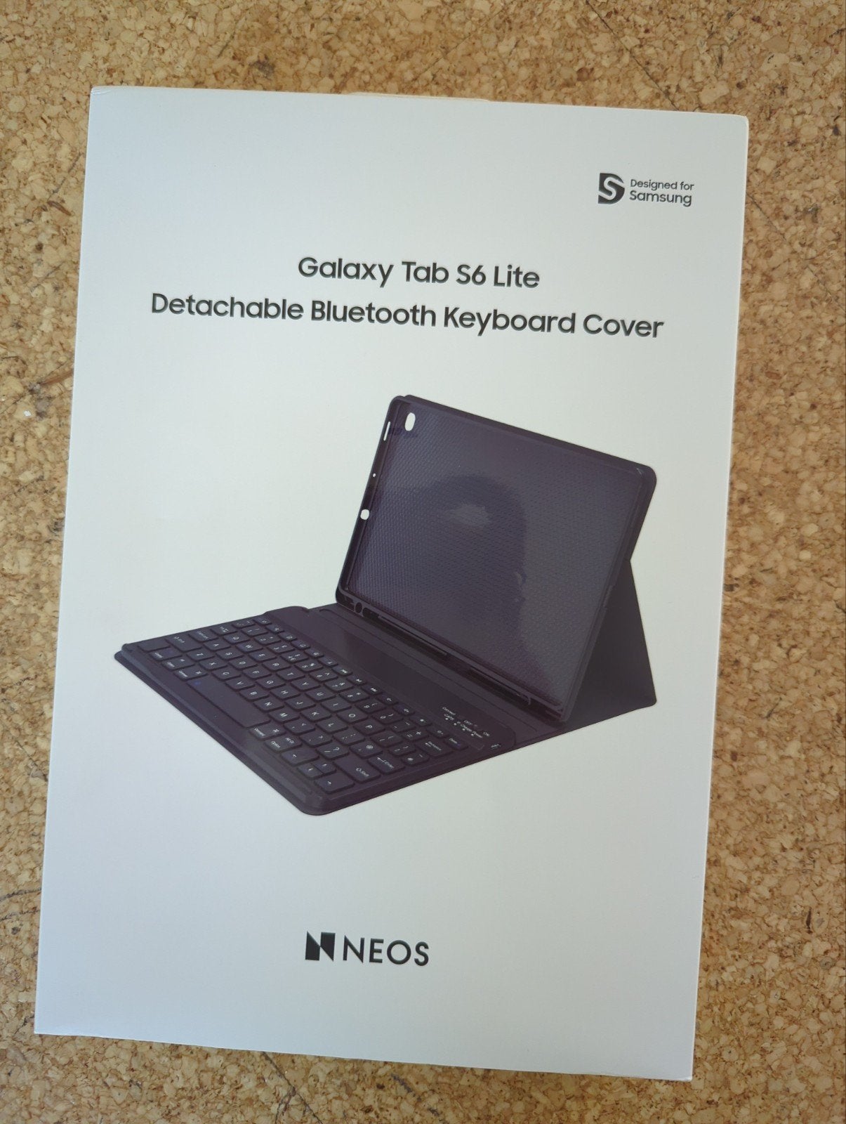 NEOS Galaxy Tab S6 Lite Bluetooth Toetsenbord Cover - Nieuw, Nieuw, Ophalen of Verzenden, Draadloos, NEOS