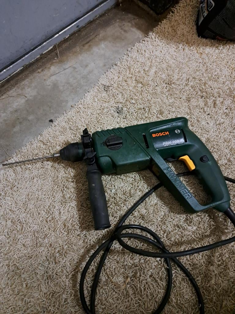Bosch PBH 160 R Boorhamer - Gebruikt, Gebruikt, Boor- en/of Breekhamer, Ophalen of Verzenden, Minder dan 400 watt