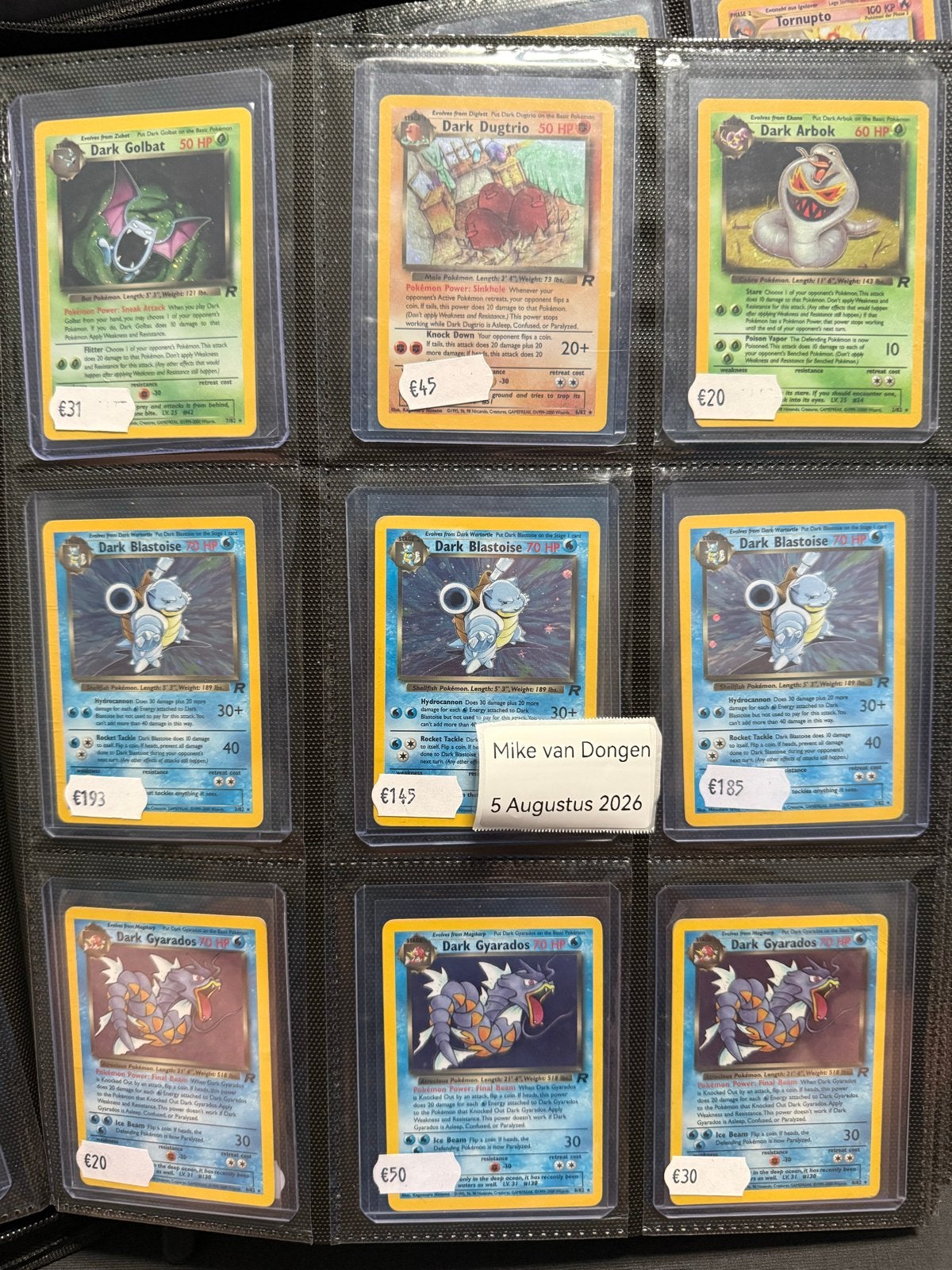Team Rocket kaarten, Ophalen of Verzenden, Gebruikt, Meerdere kaarten