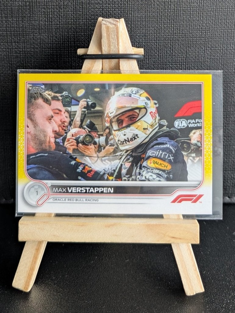 2022 topps  f1 Max verstappen #4 /125, Ophalen of Verzenden, Zo goed als nieuw, Plaatje