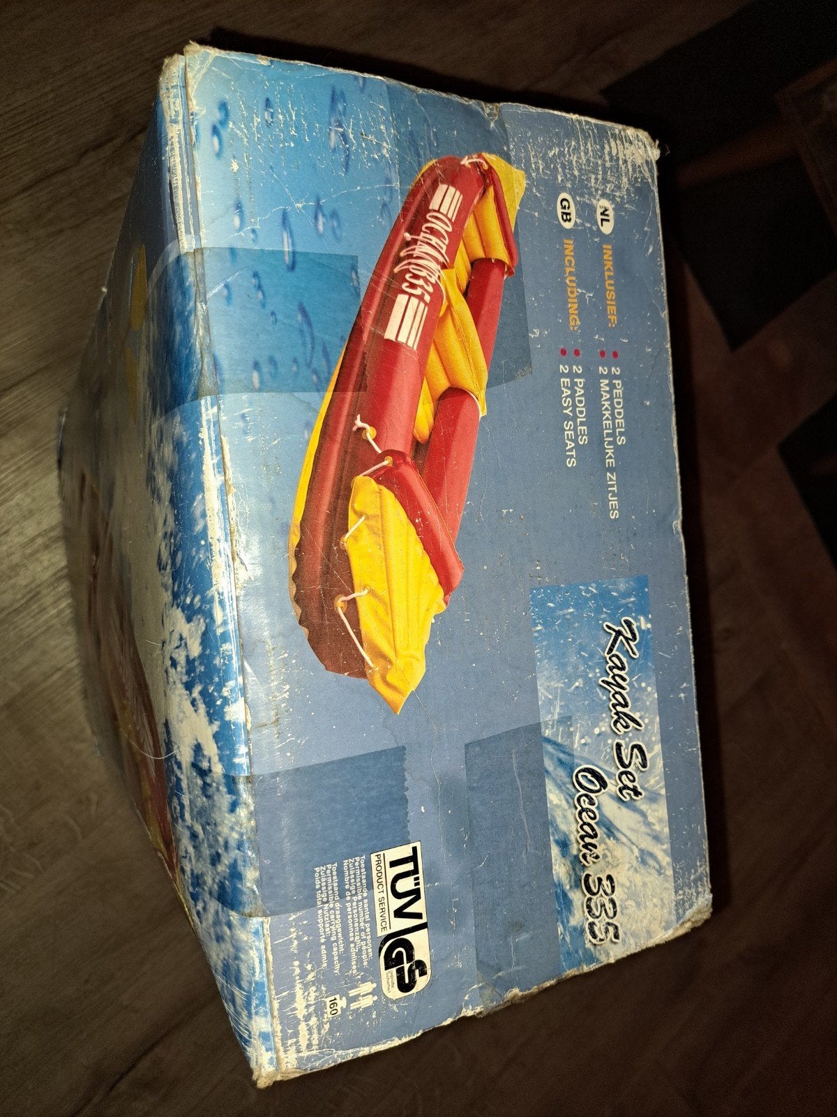 Kayak Set Ocean 335 - Opblaasbare 2-persoons kajak, Ophalen of Verzenden, Opblaasbaar, Zo goed als nieuw, 2-persoons