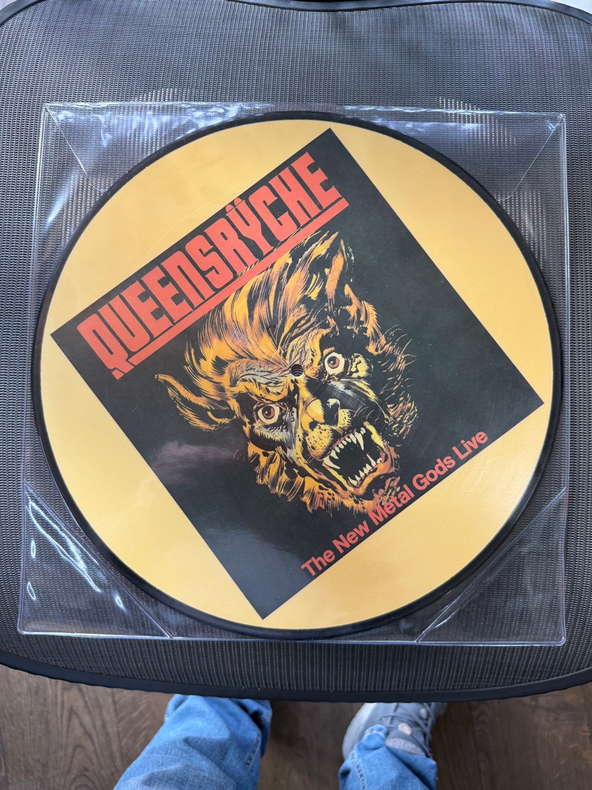 Queensryche Lp Pic Disc Bootleg zeldzaam, Picture disc, Ophalen of Verzenden, Zo goed als nieuw, LP
