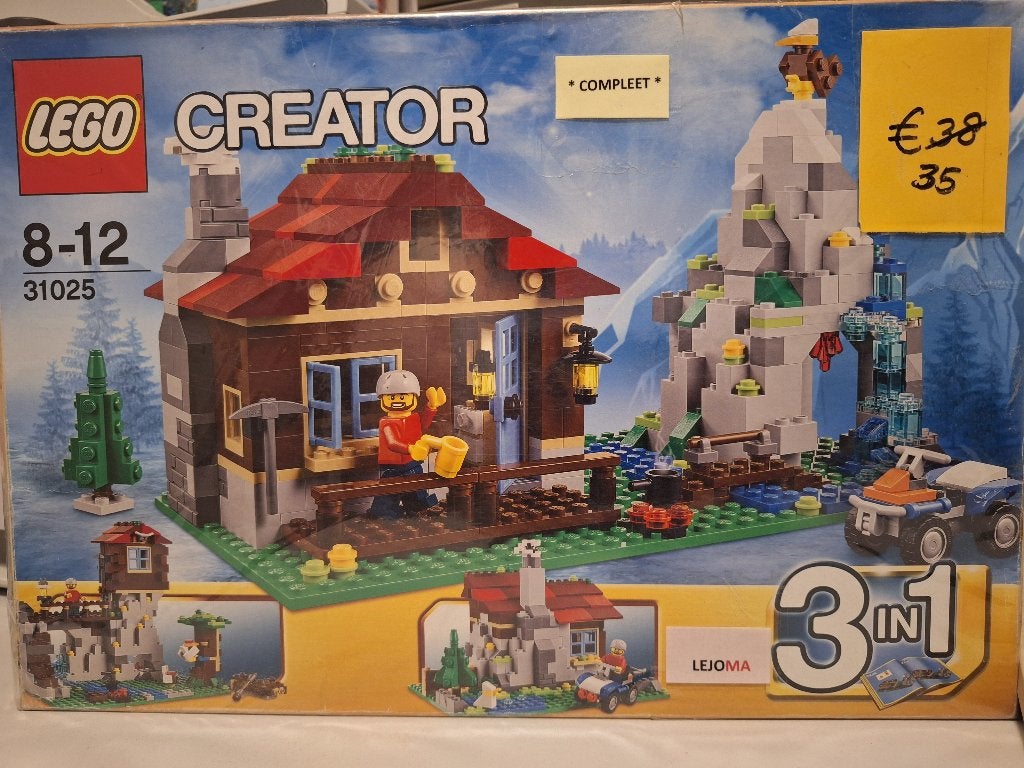 LEGO Creator 4 x (MET doos) 31025 - 31081 - 31083 - 31104, Lego, Ophalen of Verzenden, Zo goed als nieuw, Compleet