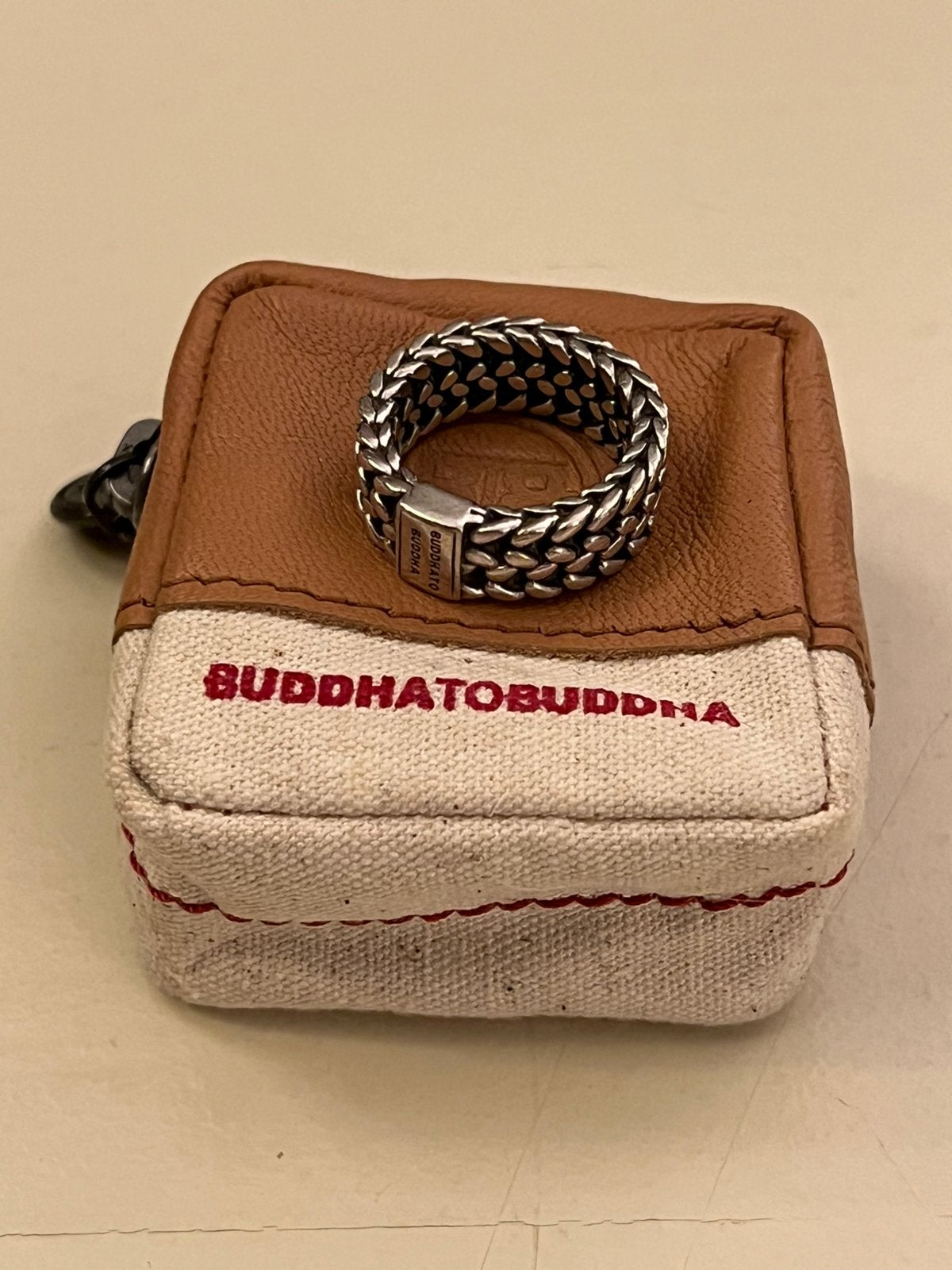 Buddha to Buddha Ring Maat 17 Julius, Ophalen of Verzenden, Zo goed als nieuw, 17 tot 18, Dame of Heer
