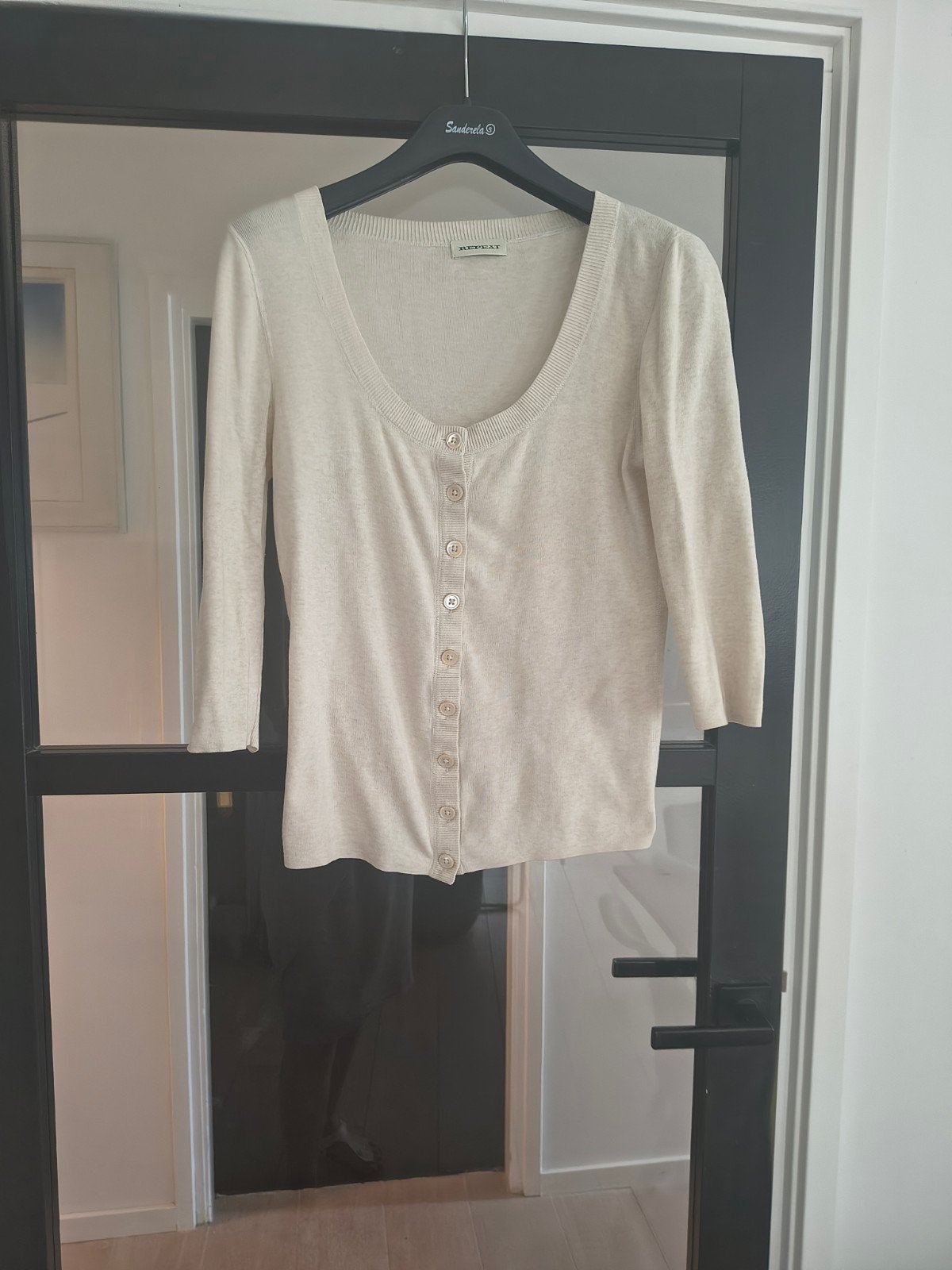 Vestje /truitje  Repeat beige 38, Repeat, Verzenden, Maat 38/40 (M), Beige