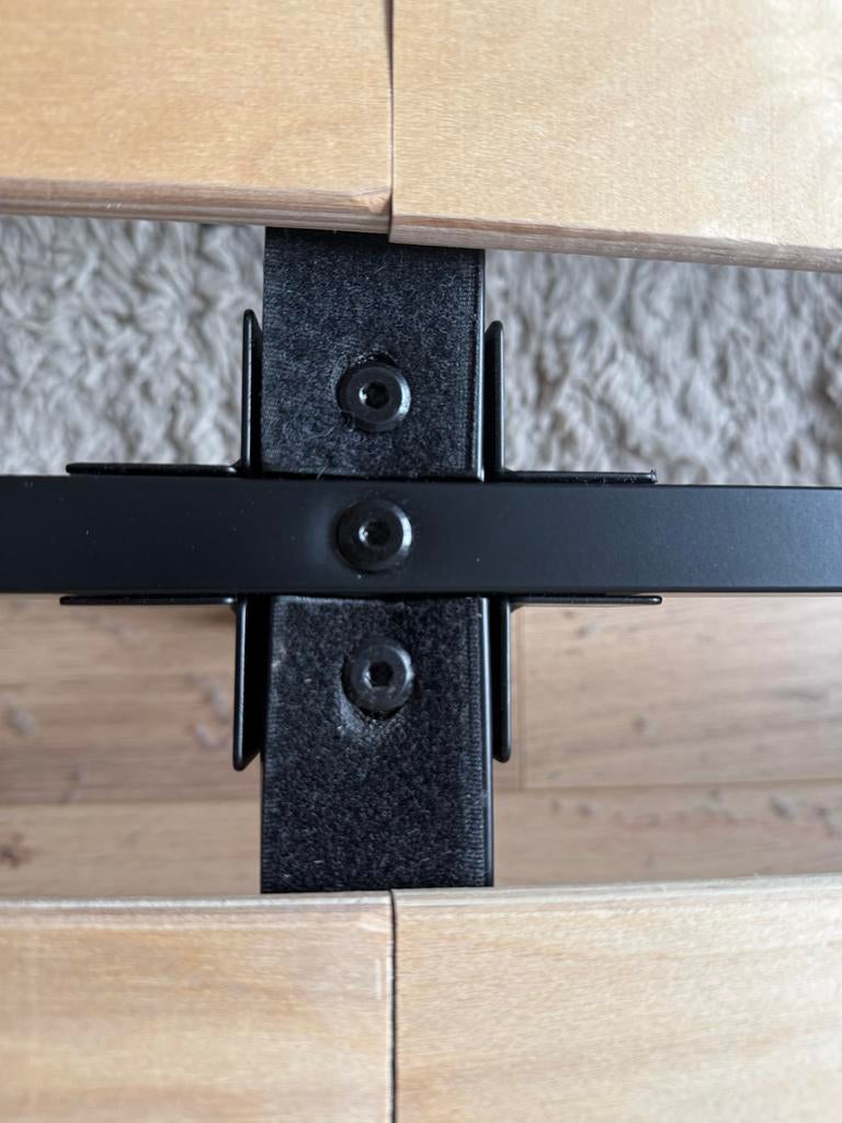 Metalen bedonderstel 140x200 Emma sleep- Zeer goede staat, Huis en Inrichting, Slaapkamer | Bedden, Zwart, Tweepersoons, Zo goed als nieuw