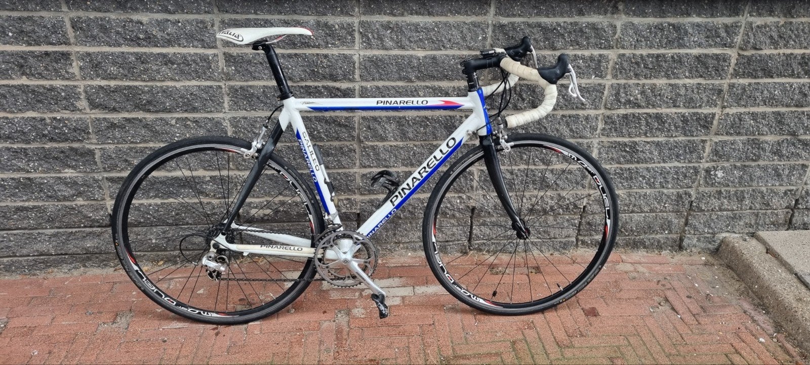 Pinarello Galileo racefiets, Campagnolo+carbon afgemonteerd, 28 inch, Gebruikt, Velgrem, Aluminium