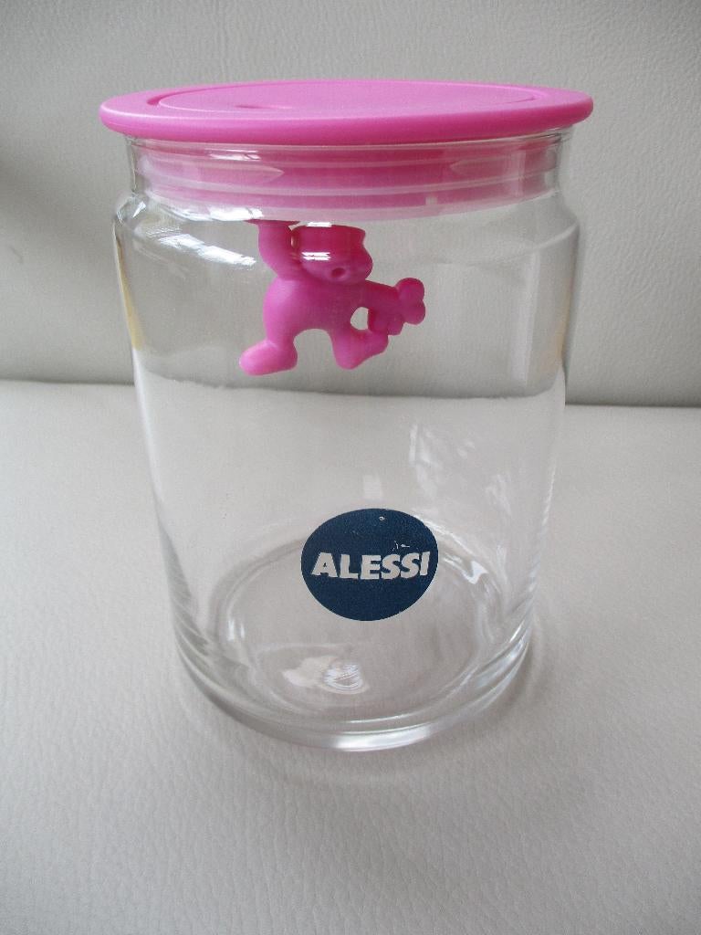 Alessi - Mattia Di Rosa - voorraadpot - Italië, Huis en Inrichting, Keuken | Keukenbenodigdheden, Ophalen of Verzenden, Gebruikt