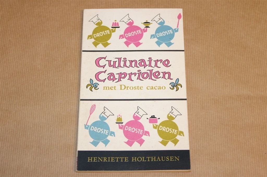 Culinaire Capriolen met Droste cacao - Ca 1960, Ophalen of Verzenden, Zo goed als nieuw, Italië