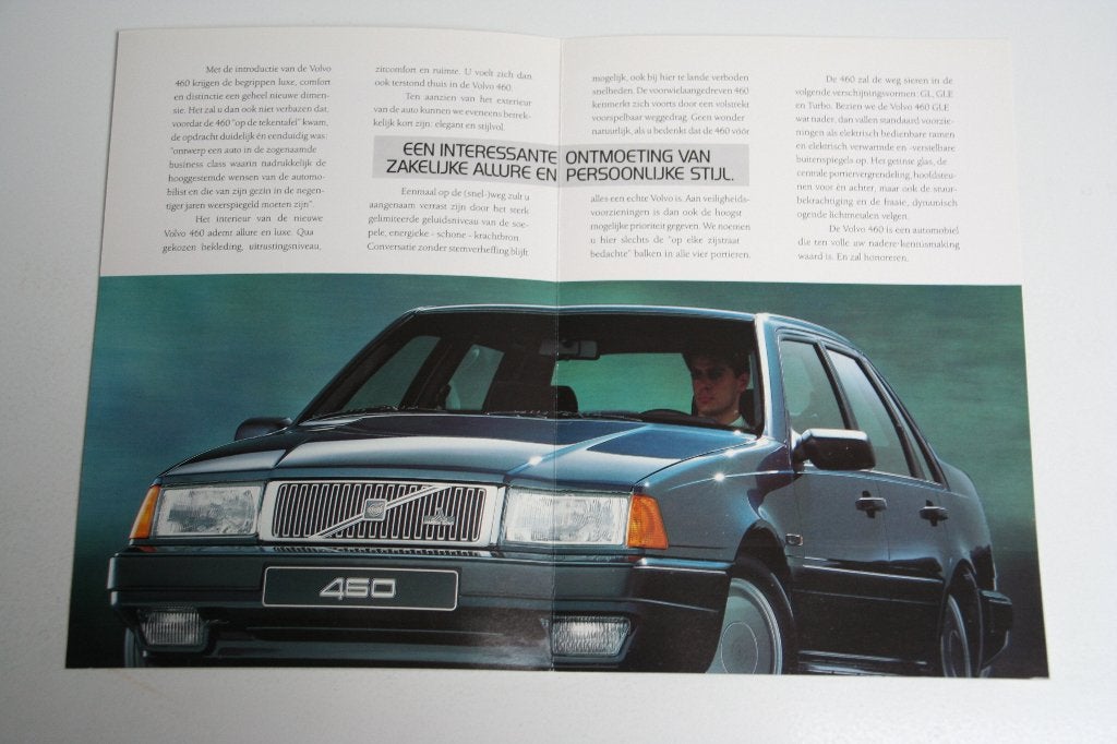 Folder / flyer Volvo 460 1990 (25), Ophalen of Verzenden, Nieuw, Volvo