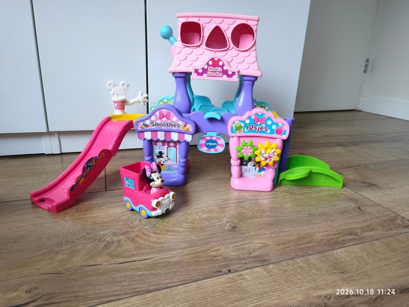 VTech toet toet auto ijssalon Minnie mouse, Ophalen, Gebruikt