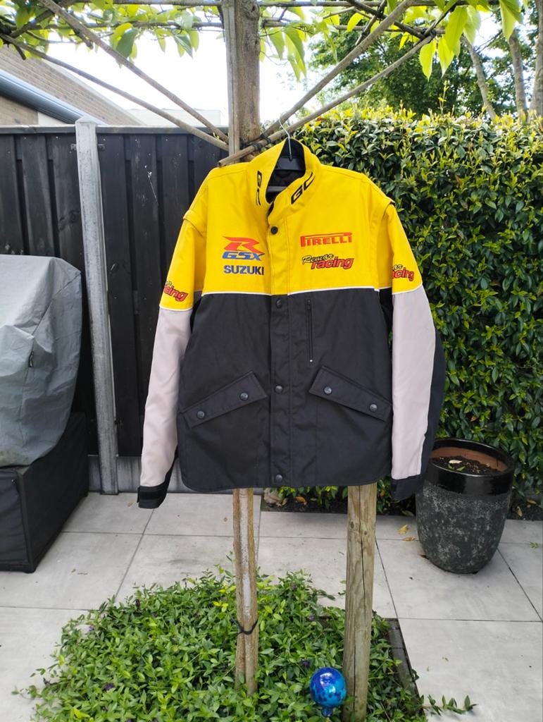 Vintage Suzuki GSX motorjas textiel maat XL, Motoren, Jas | textiel, Heren, Ophalen of Verzenden, Suzuki
