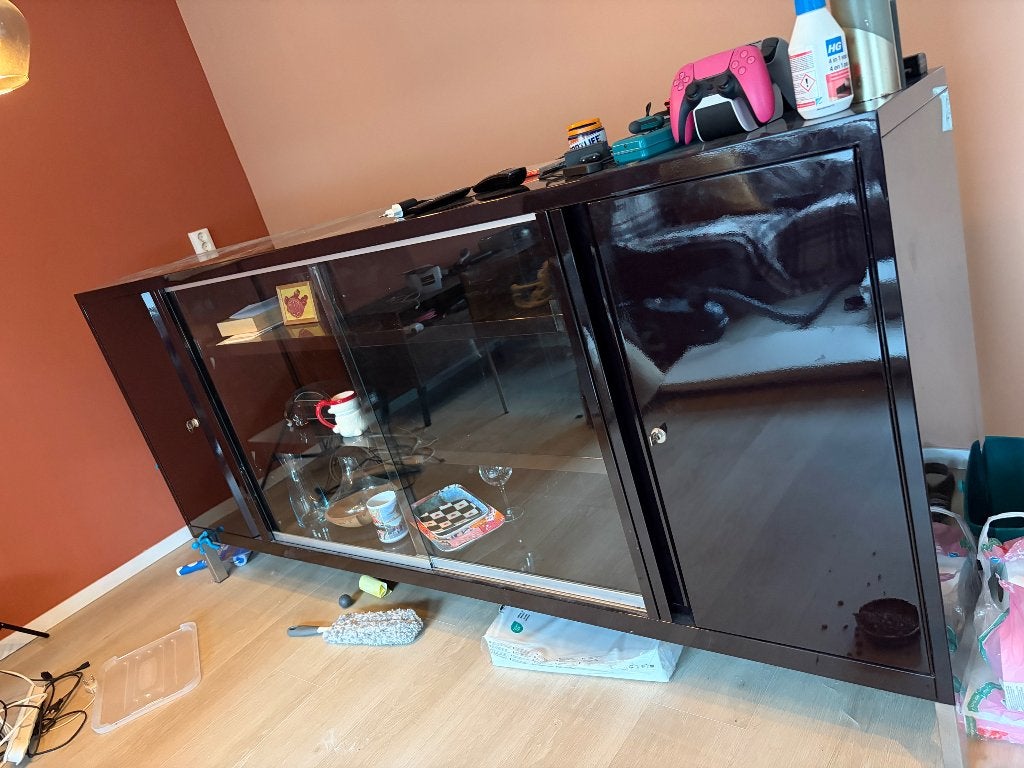 Dressoir 80’s, Ophalen, 75 cm of meer, 200 cm of meer, Metaal