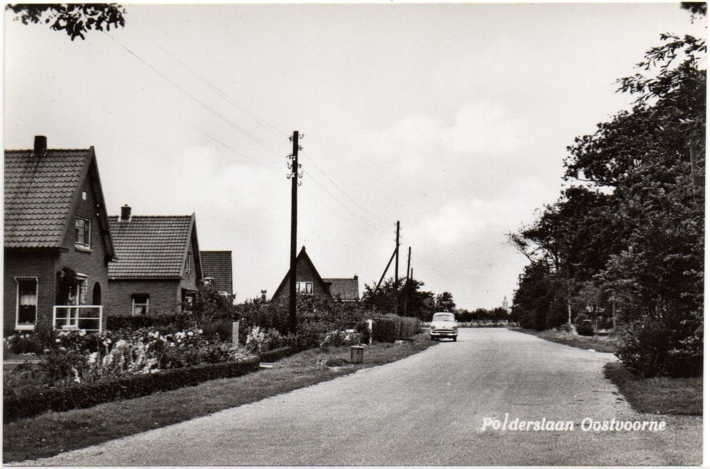 Oostvoorne  Polderslaan, Ophalen of Verzenden, Ongelopen, Zuid-Holland