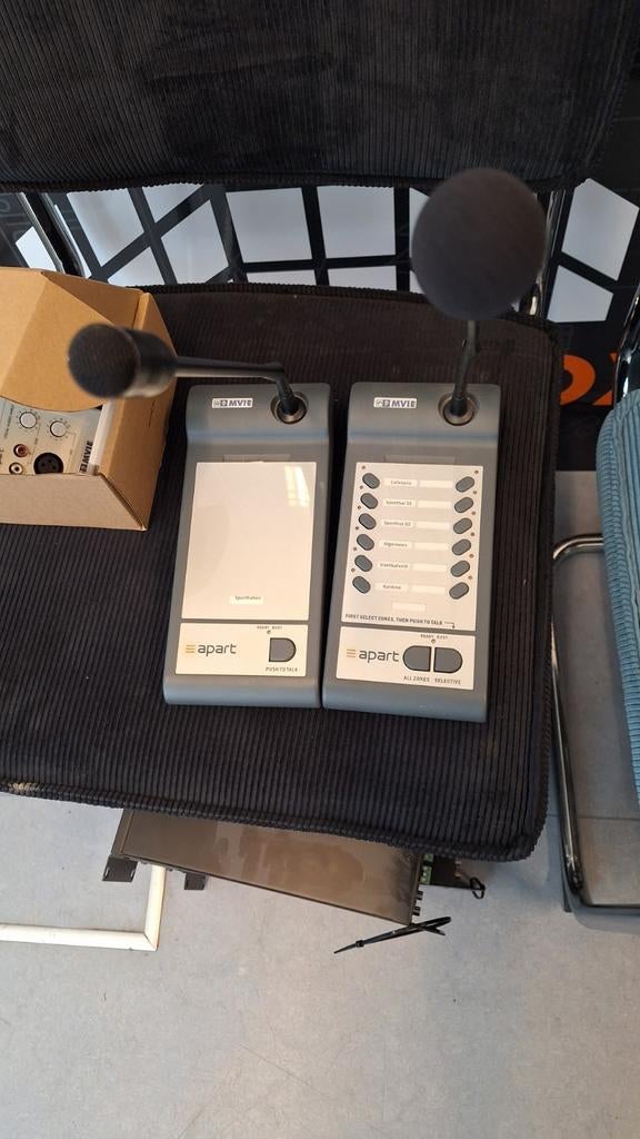 Twee microfoons., Ophalen of Verzenden, Minder dan 500 watt