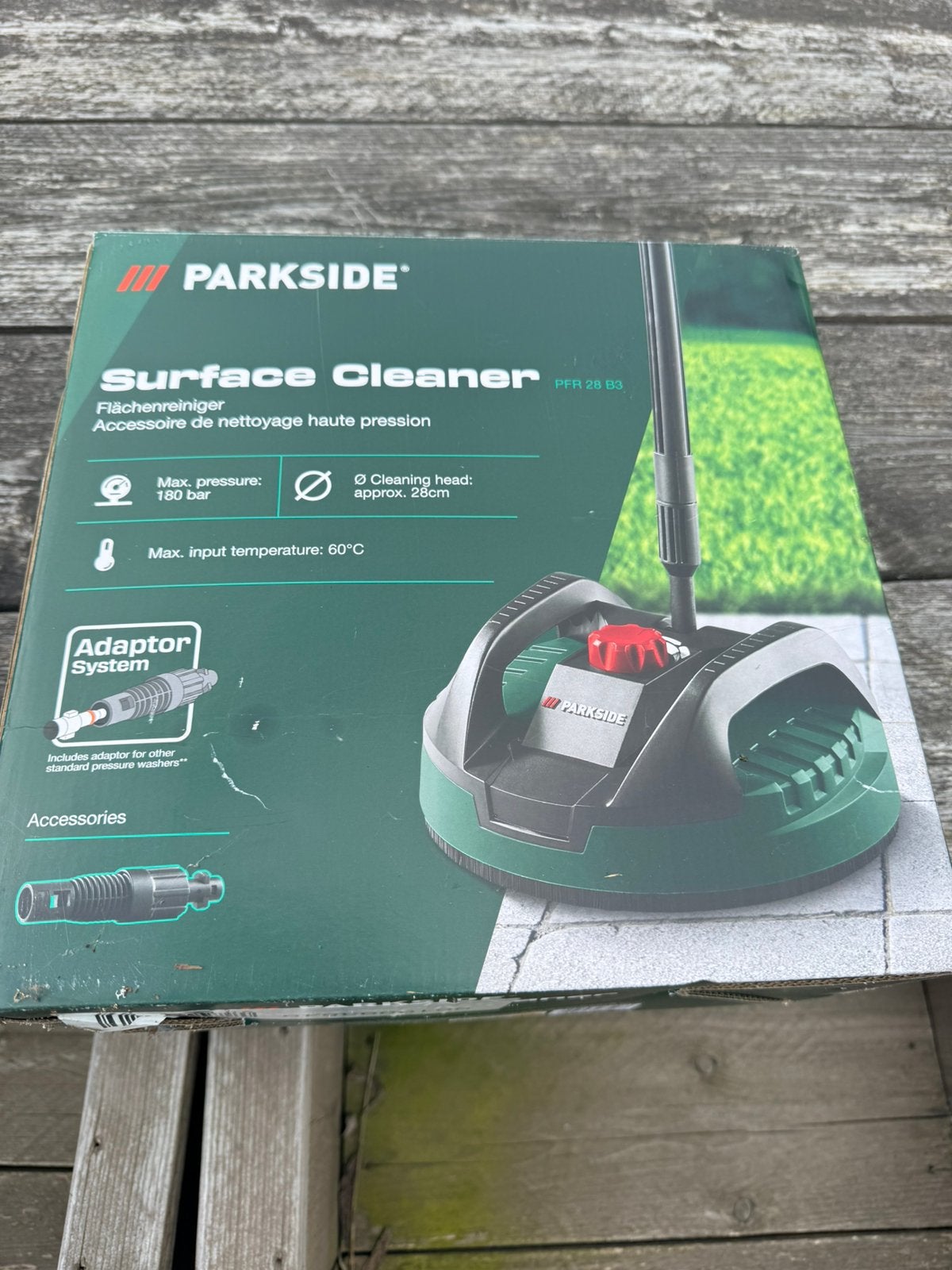 Terras borstel parkside hogedruk reinigers, Ophalen of Verzenden, Nieuw, Elektrisch