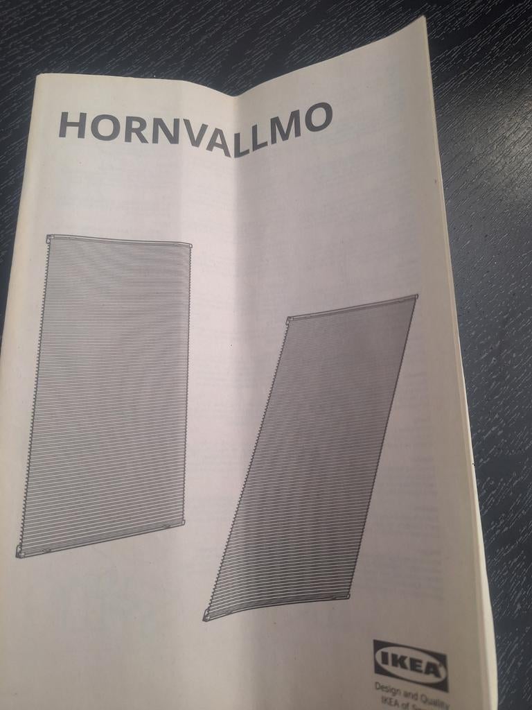 Nieuw IKEA HORNVALLMO plissé gordijn 100 cm breed, Huis en Inrichting, Stoffering | Gordijnen en Lamellen, Ophalen, 100 tot 150 cm