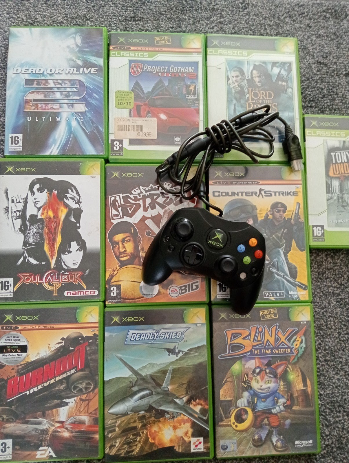 Xbox games en controller - Diverse genres, Gebruikt, Overige genres, Ophalen of Verzenden, 3 spelers of meer