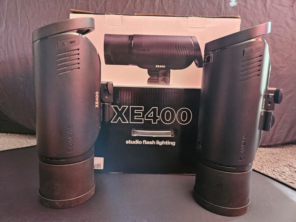 Bowens XE400  | incl. paraplu's en statieven, Ophalen of Verzenden, Nieuw, Lamp of Flitsset